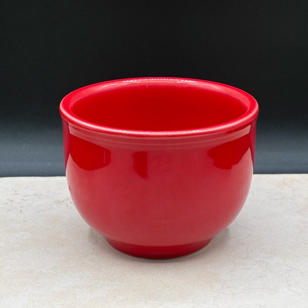 Homer Laughlin Fiestaware Scarlett Chili Bowl Red Fiesta USA 2004 Disco